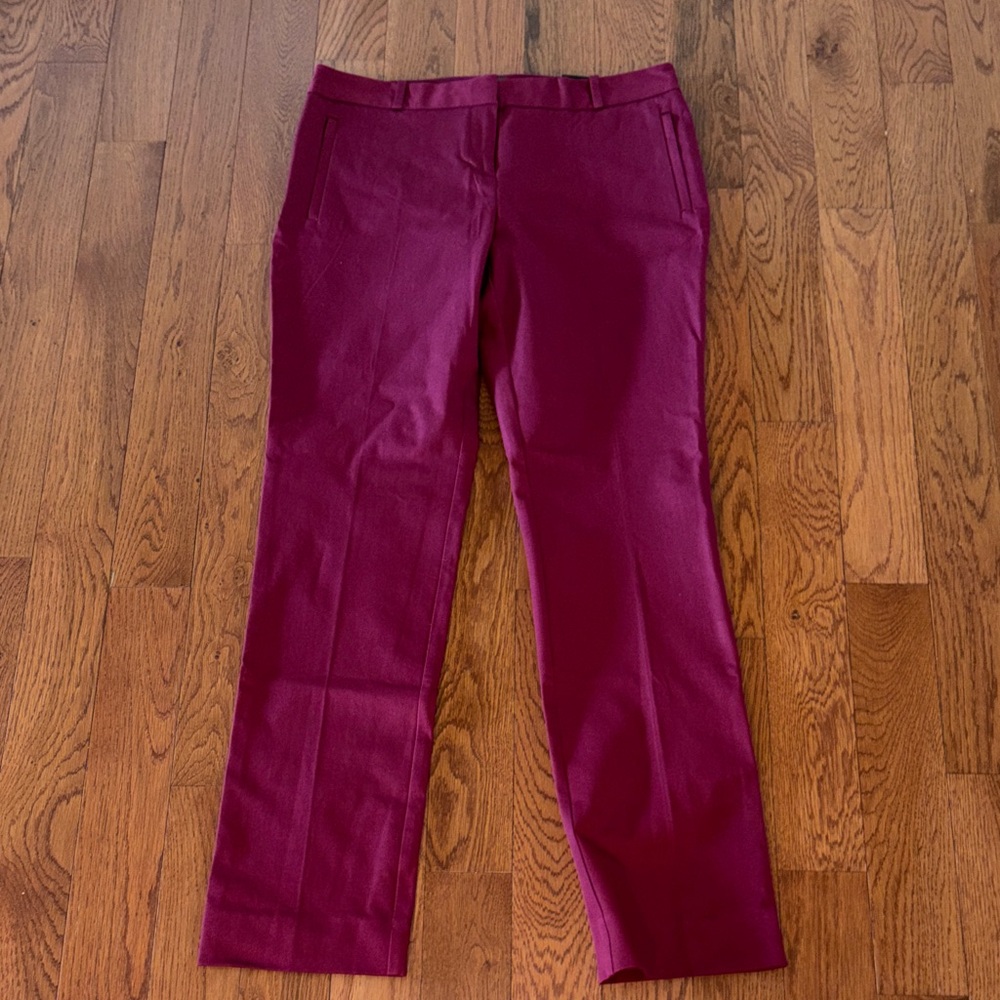 NWT Vibrant Burgundy Trousers - Limited